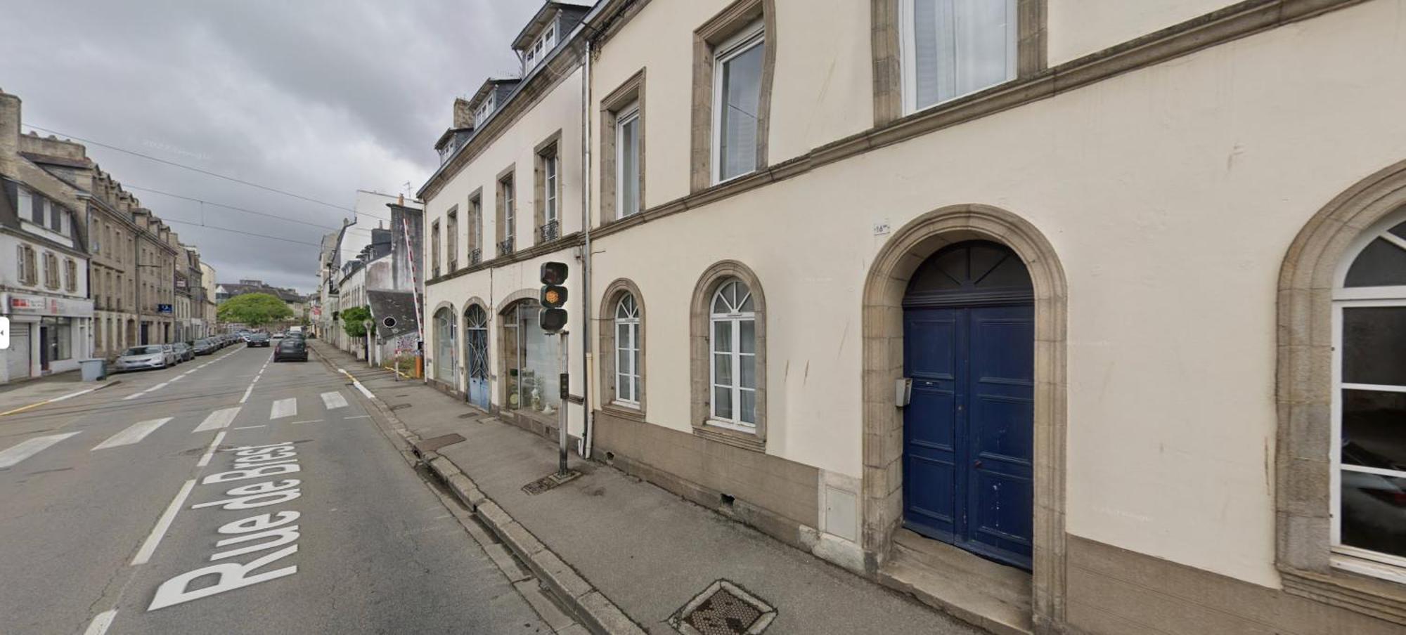 Le Noir Bois Et Blanc - Studio - Wifi - Centre Ville - Entree Autonome Quimper Exterior photo